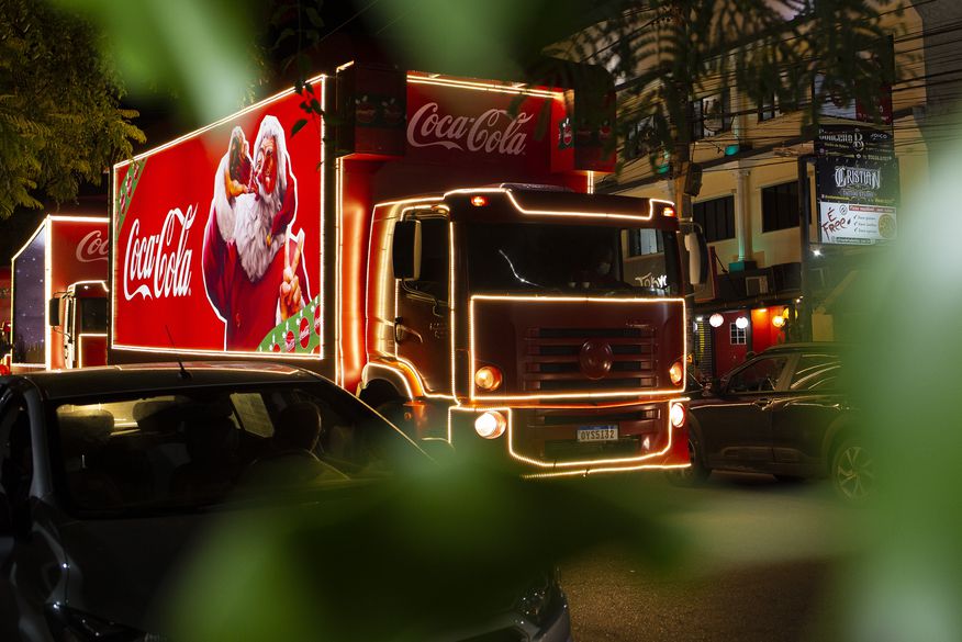 Caravana de Natal da Coca Cola passar por Jo o Pessoa e Campina