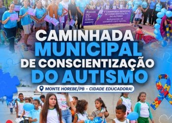 Educação de Monte Horebe promove caminhada pela conscientização do autismo