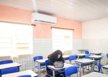 Seduc intensifica climatização das unidades educacionais de Galante, e distrito avança para ter 100% das salas de aula climatizadas