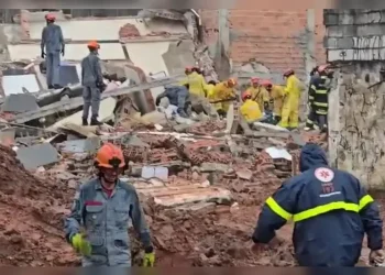 Prédio desaba em São Bernardo do Campo e deixa cinco feridos