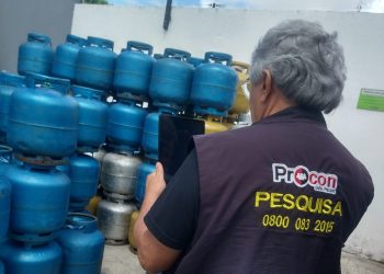 Procon-JP registra preço do gás de cozinha oscilando entre R$ 105 e R$ 130, após reajuste de 7%